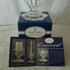 Royal Doulton Concord Triple Use Candlestick